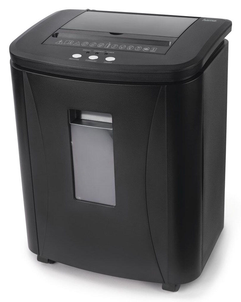 Hama Premium AutoM120 Aktenvernichter mit Partikelschnitt bis 120 Blatt schwarz