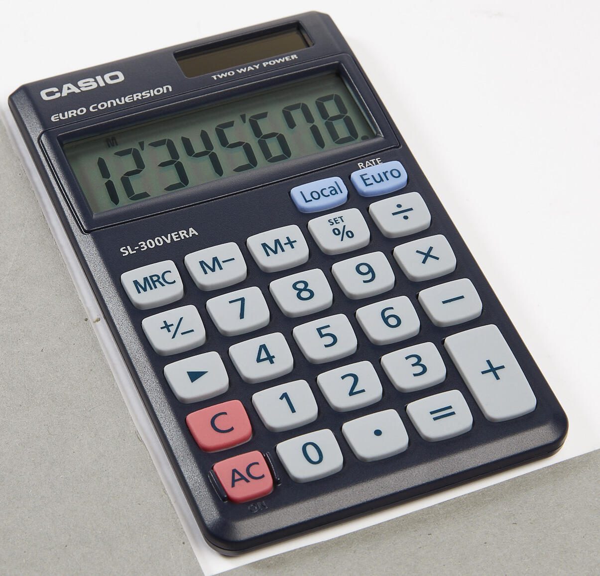 CASIO Taschenrechner SL-300VERA dunkelblau