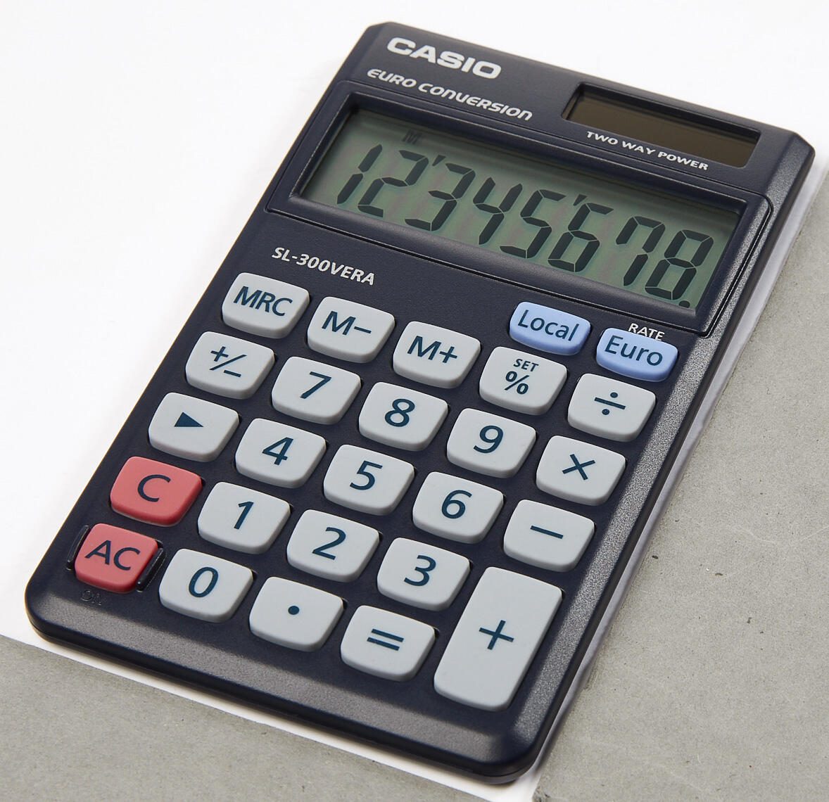 CASIO Taschenrechner SL-300VERA dunkelblau