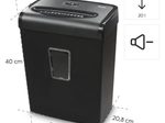 Hama Premium M8+ Aktenvernichter mit Partikelschnitt bis 8 Blatt schwarz