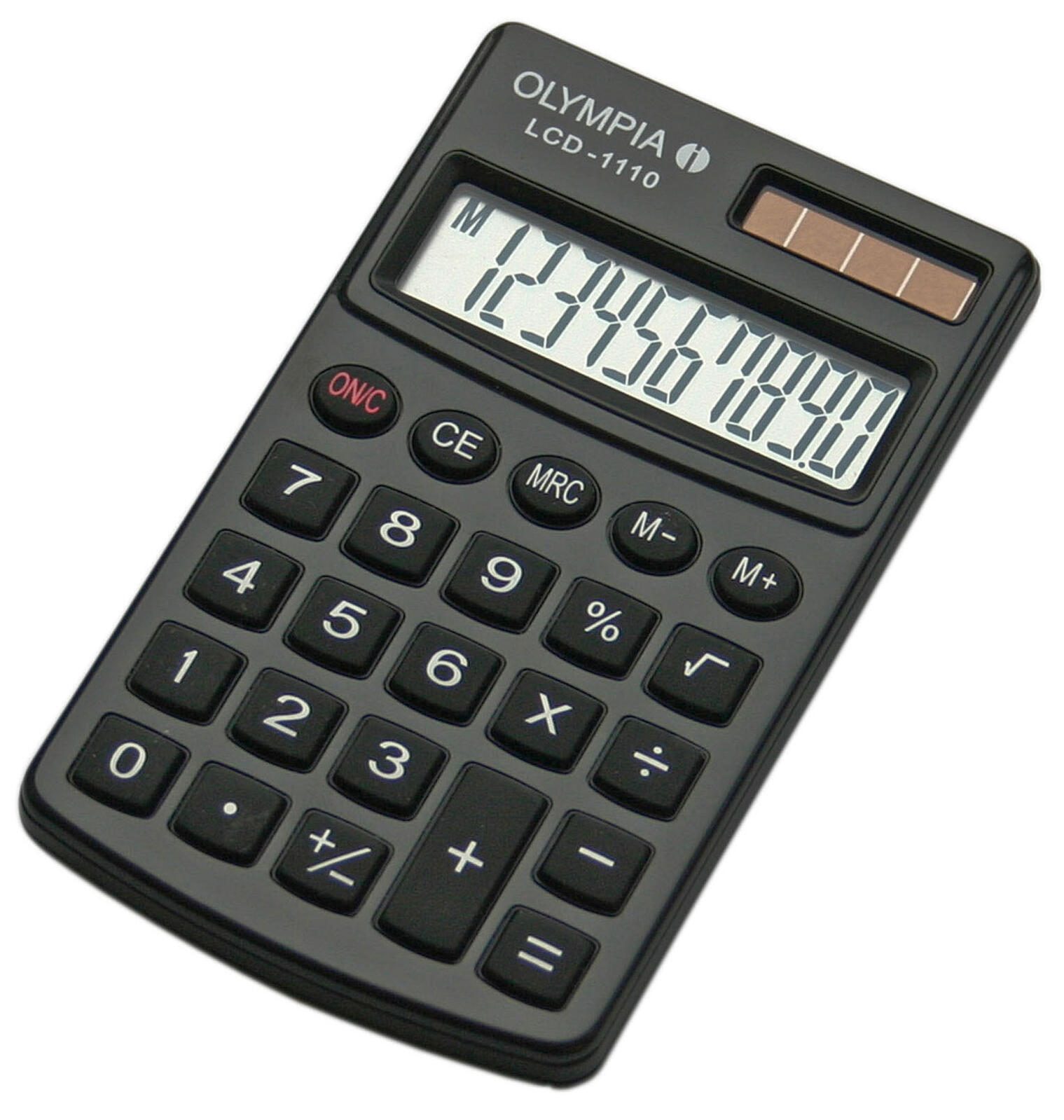 OLYMPIA Taschenrechner LCD-1110 schwarz