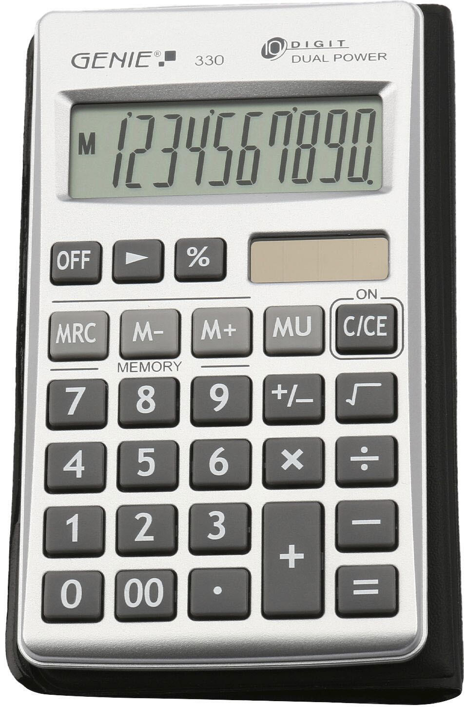 GENIE Taschenrechner 330 silber