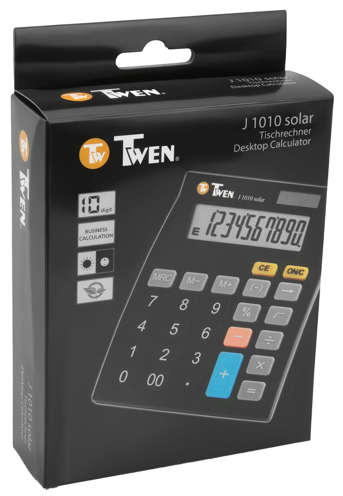 TWEN Tischrechner J-1010 schwarz