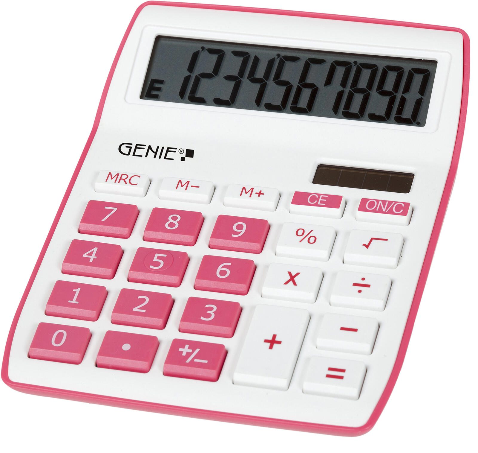 GENIE Tischrechner 840p weiß/pink