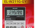 Sharp Taschenrechner EL-W211GGY schwarz/grau