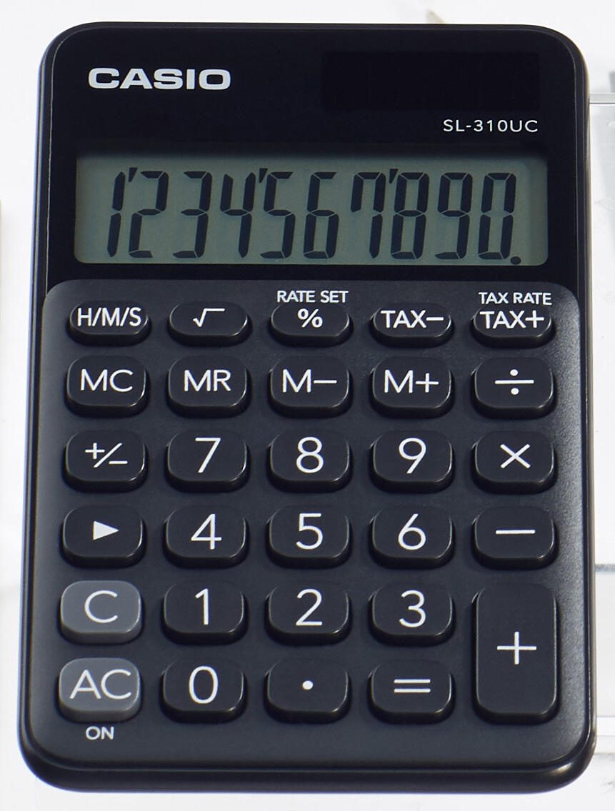 CASIO Taschenrechner SL-310UC schwarz