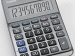 CASIO Tischrechner MS-100FM grau