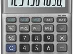 CASIO Tischrechner MS-100FM grau