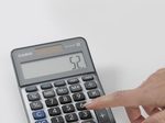 CASIO Tischrechner MS-100FM grau