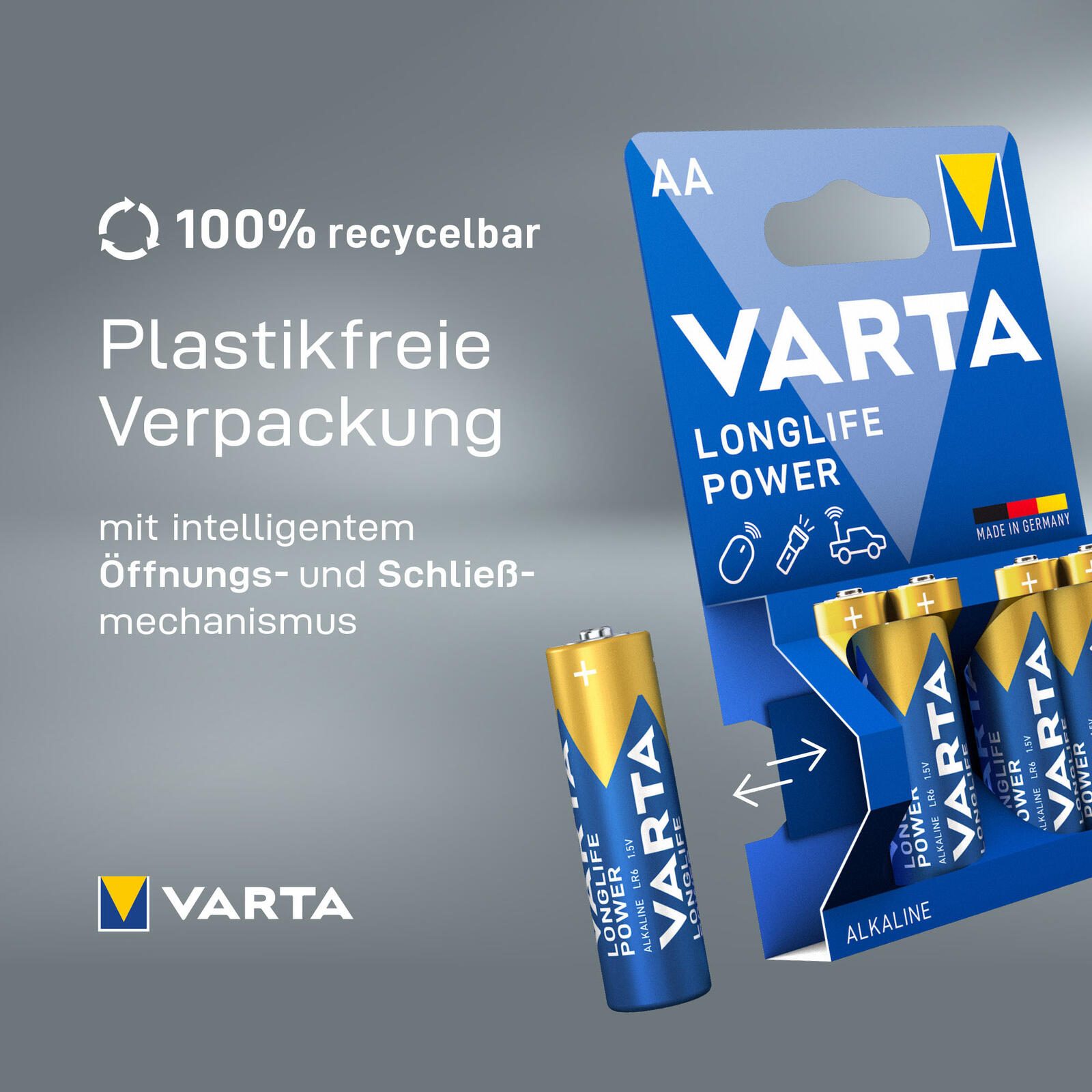 VARTA Batterien Mignon AA 1.5 V
