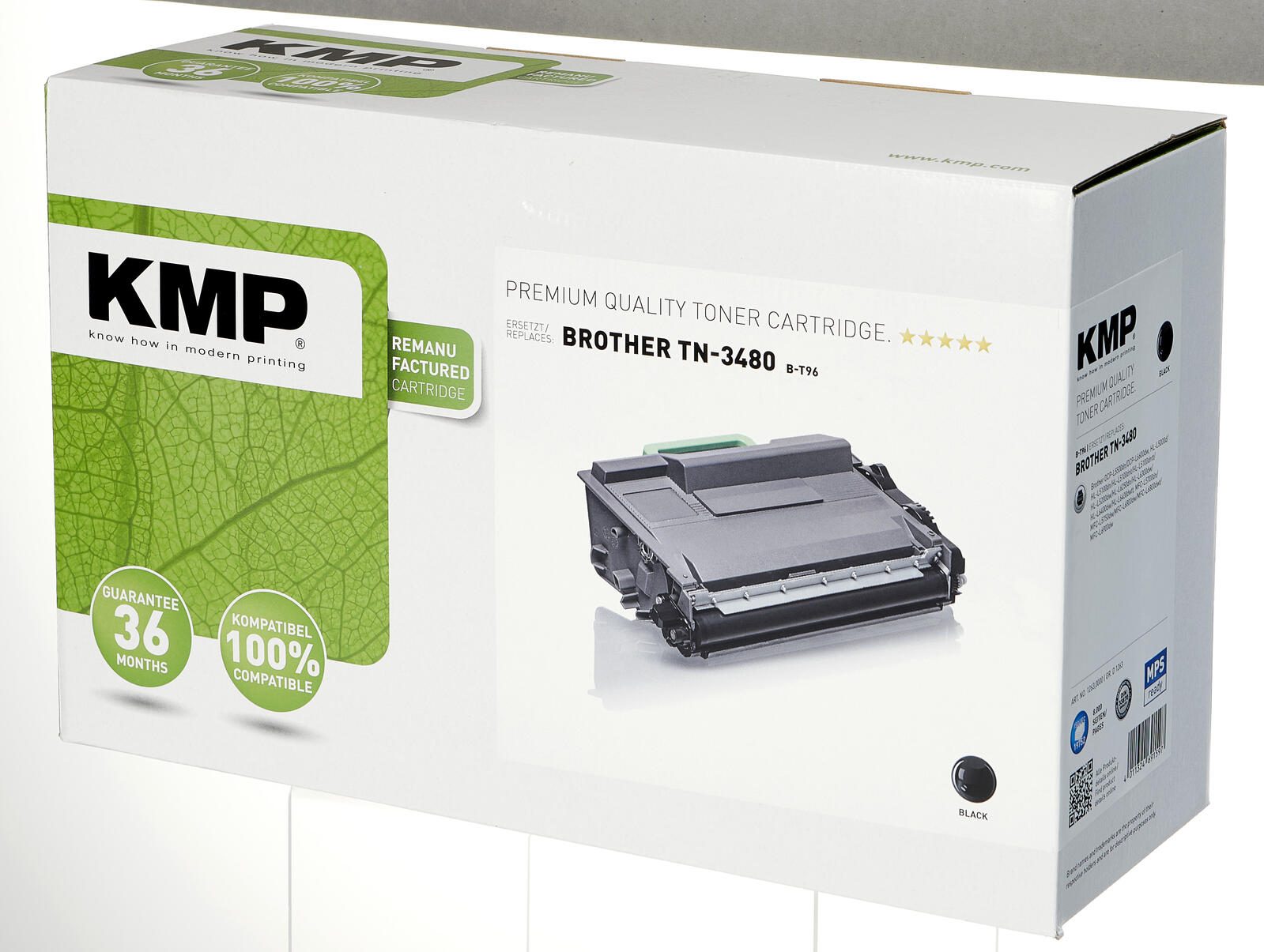KMP Toner B-T96 schwarz kompatibel zu brother TN-3480