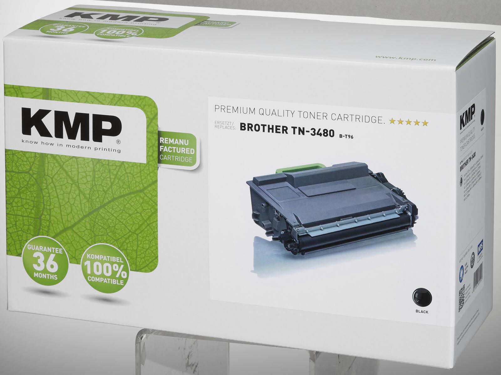 KMP Toner B-T96 schwarz kompatibel zu brother TN-3480