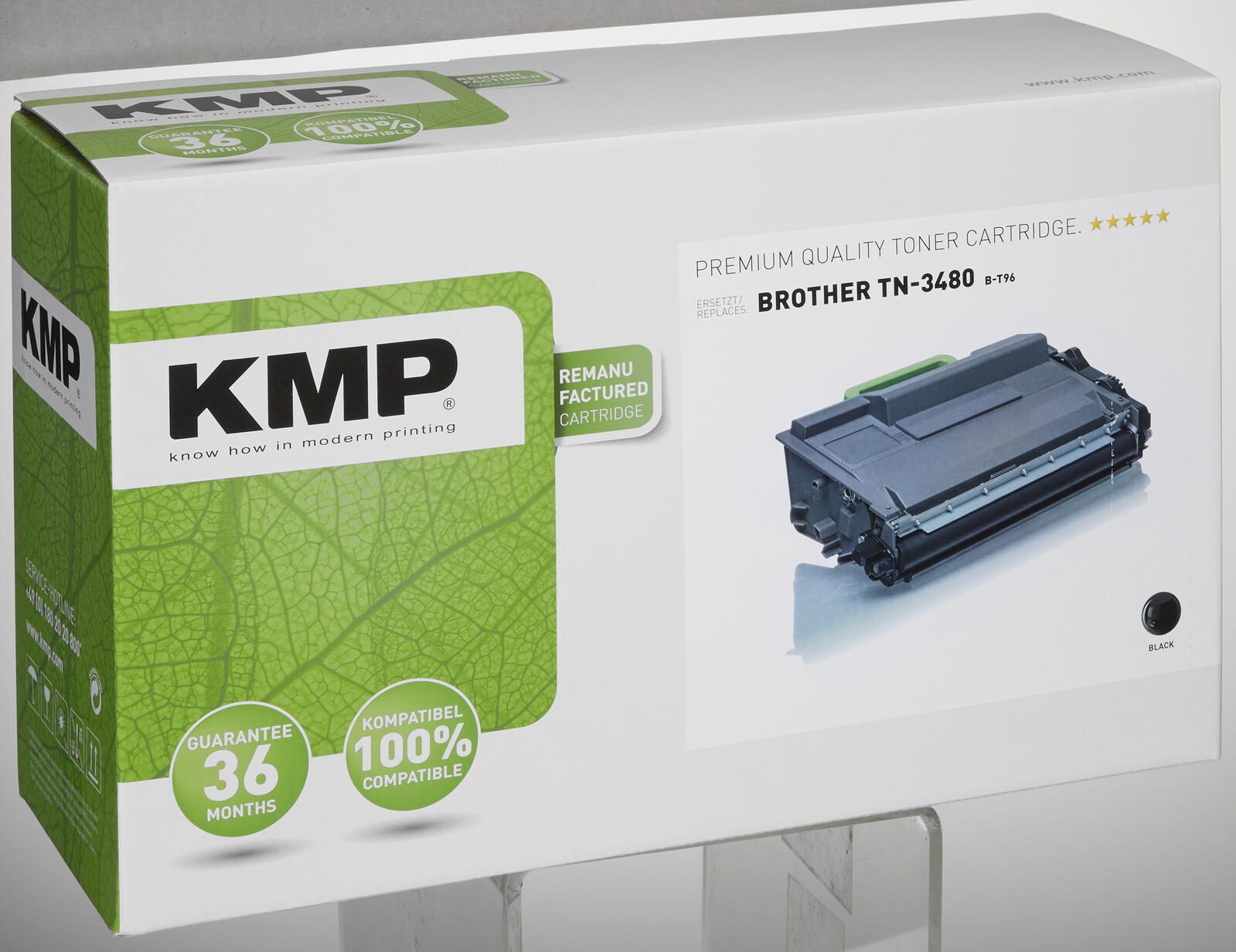KMP Toner B-T96 schwarz kompatibel zu brother TN-3480