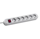 BACHMANN Steckdosenleiste mit Schalter 5 m