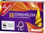 GUT&GÜNSTIG Streichhölzer braun