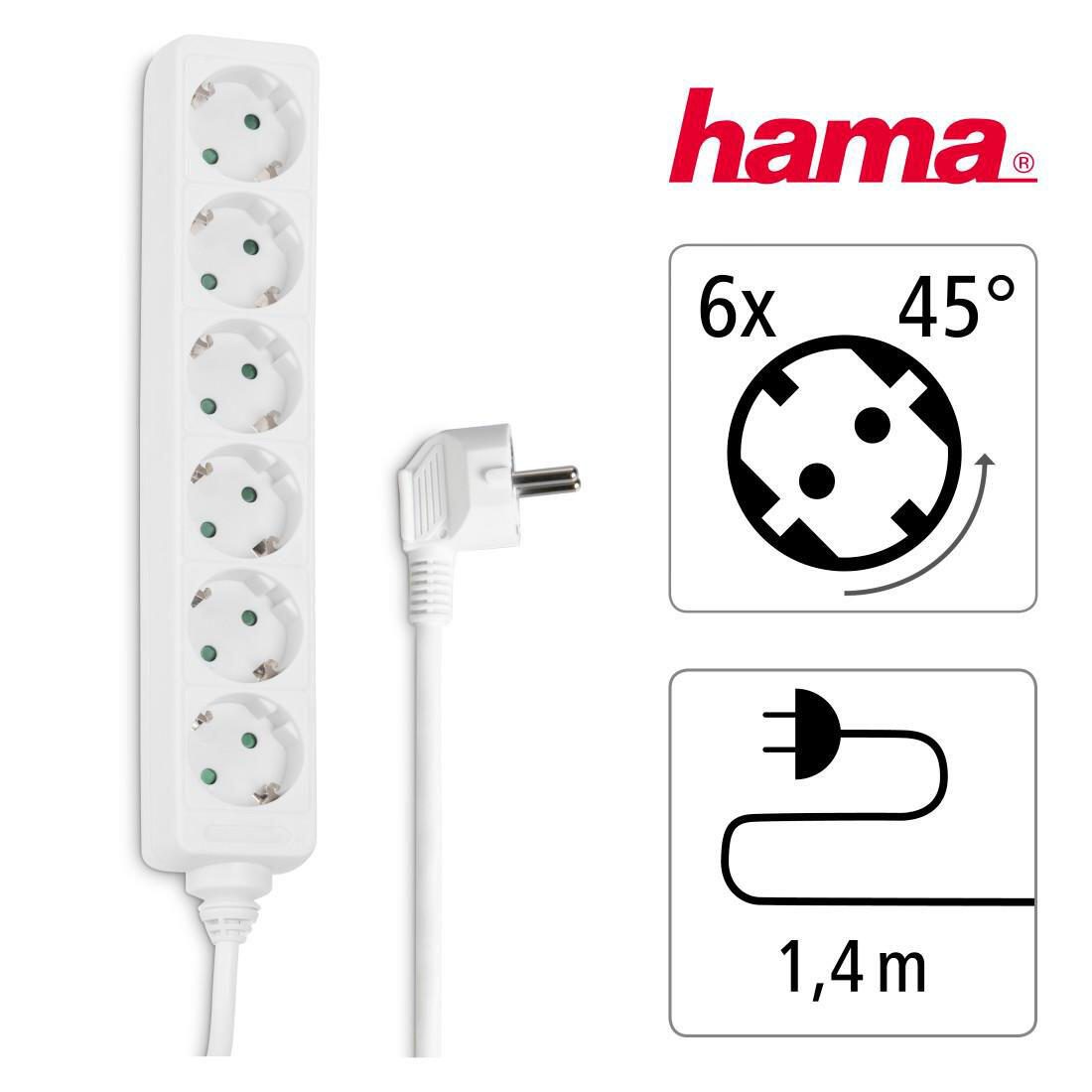 Hama Steckdosenleiste 1.4 m