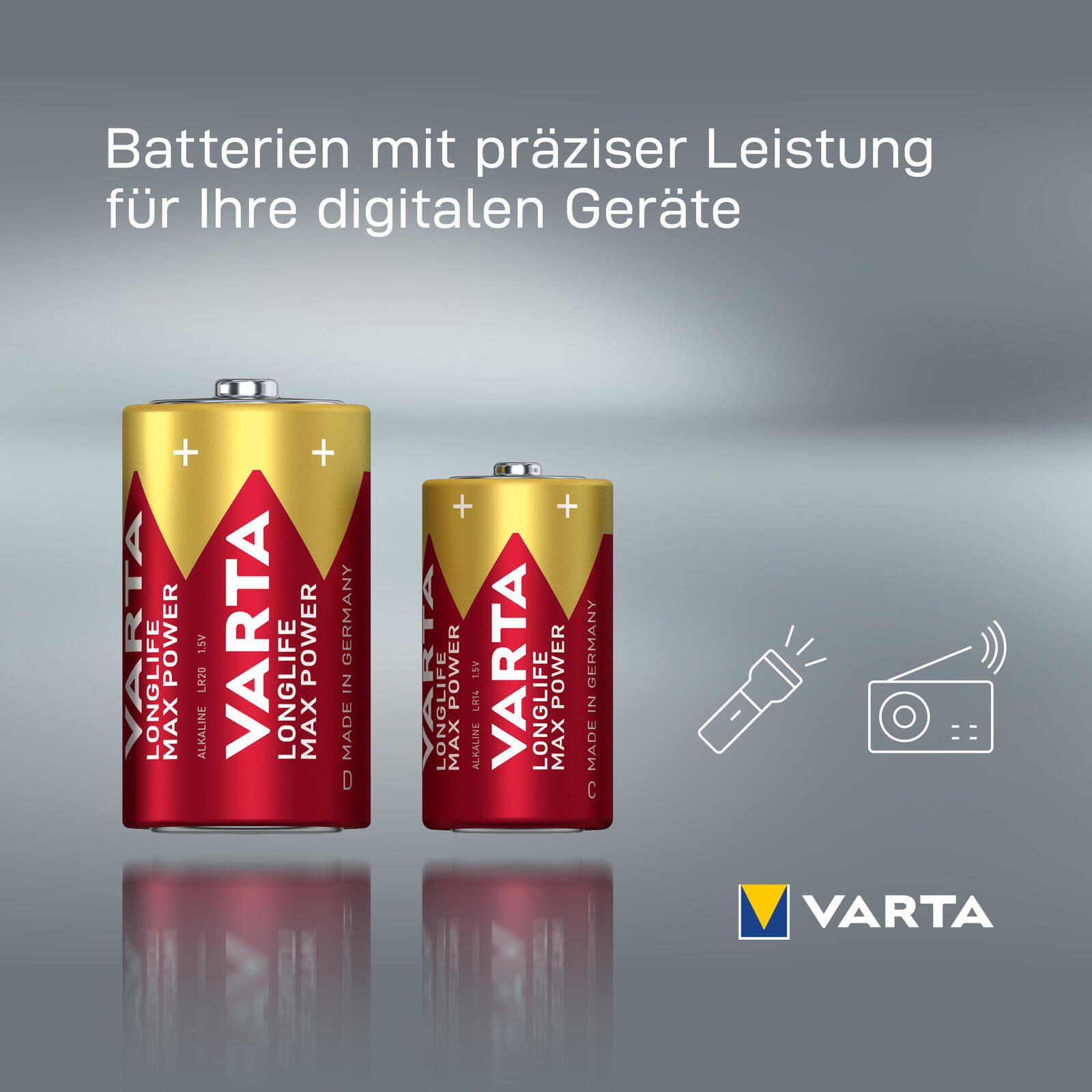 VARTA Batterien Mono D 1.5 V