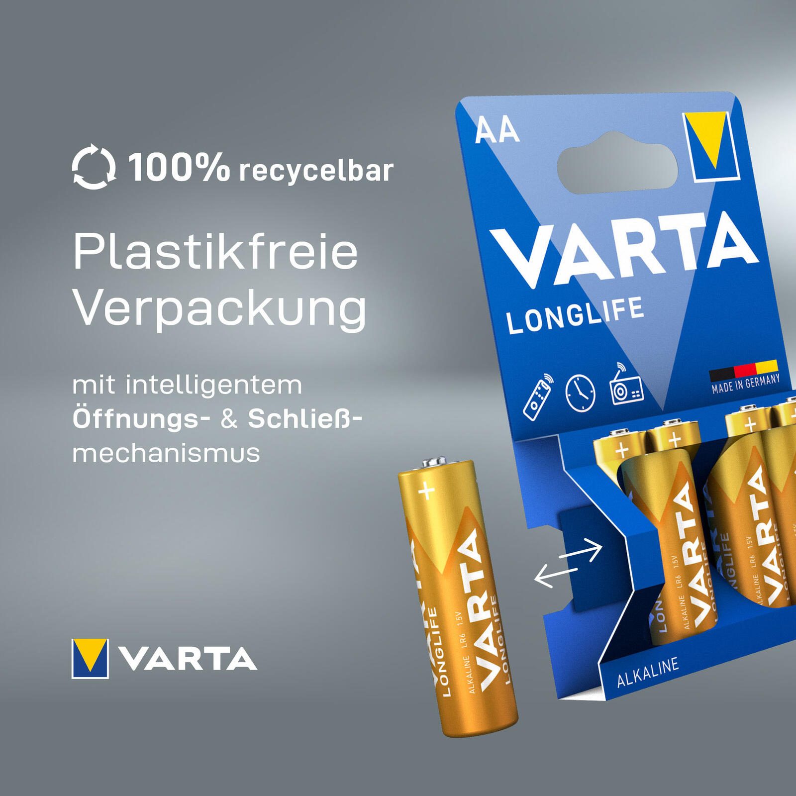 VARTA Batterien Mignon AA 1.5 V