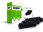 KMP Toner H-T242XCMY cyan, magenta, gelb kompatibel zu HP 410X (CF252XM), 3er-Set