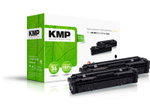 KMP Toner H-T215DX schwarz kompatibel zu HP 201X (CF400XD), 2er-Set