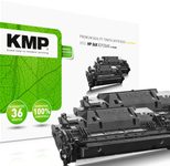 KMP Toner H-245XD schwarz kompatibel zu HP 26X; Canon 052H(CF226XD; 2200C002), 2er-Set
