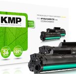 KMP Toner H-T154D schwarz kompatibel zu HP 85A; Canon 725(CE285AD; 3484B002), 2er-Set