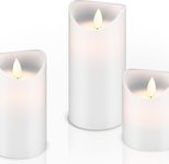goobay LED-Kerzen weiß