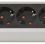 brennenstuhl Steckdosenleiste mit Schalter Premium-Alu-Line  3 m