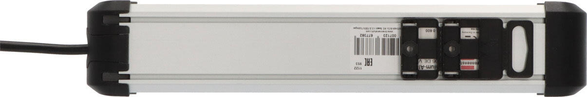 brennenstuhl Steckdosenleiste mit Schalter Premium-Alu-Line  3 m