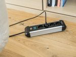brennenstuhl Steckdosenleiste mit Schalter Premium-Alu-Line  1.8 m