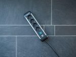 brennenstuhl Steckdosenleiste mit Schalter Premium-Alu-Line  1.8 m