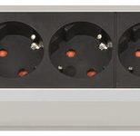 brennenstuhl Steckdosenleiste mit Schalter Premium-Alu-Line  3 m