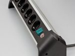 brennenstuhl Steckdosenleiste mit Schalter Alu-Office 3 m