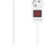 Hama Steckdosenleiste mit Schalter mit USB-Buchse 1.4 m