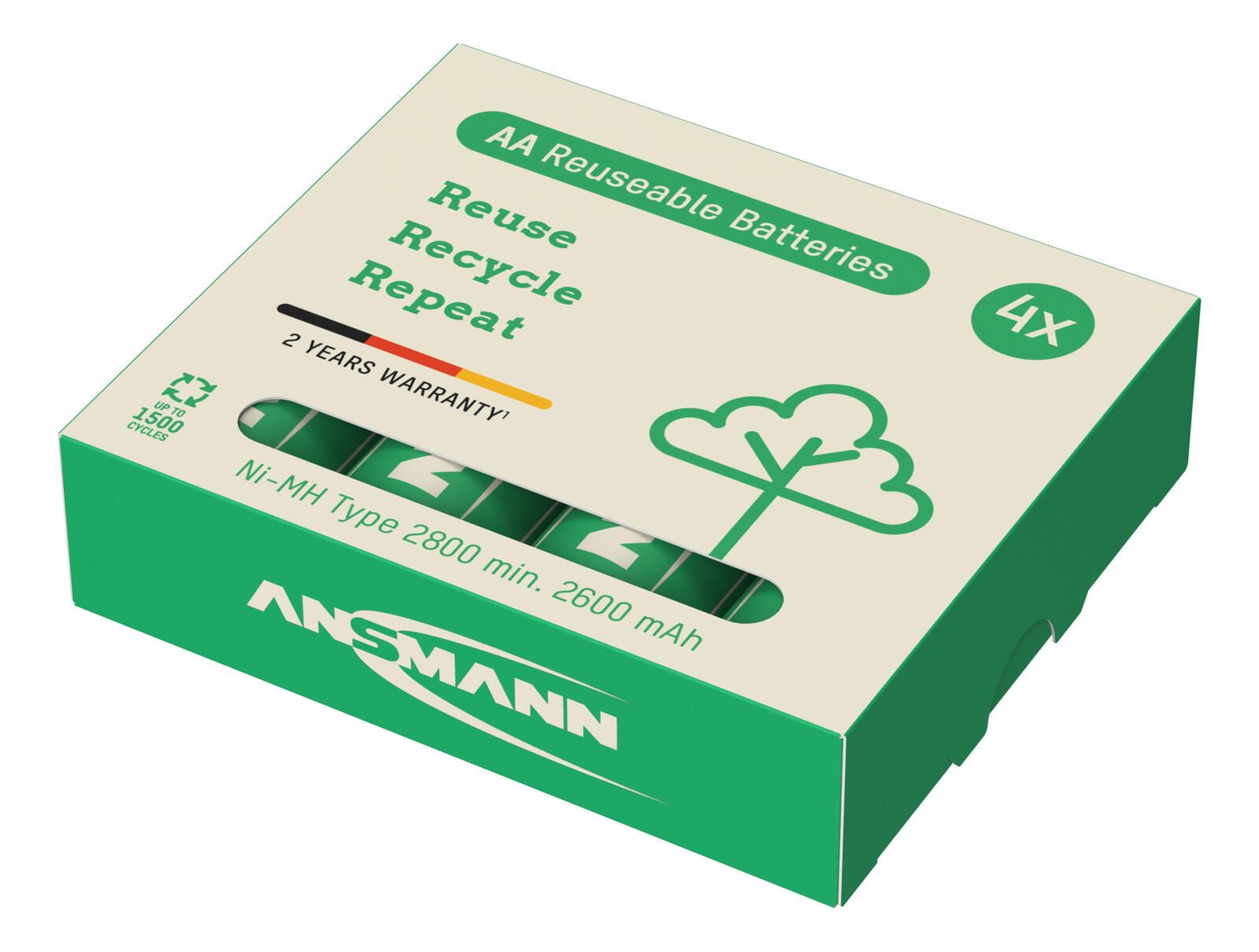 ANSMANN Batterien Mignon AA 1.2 V