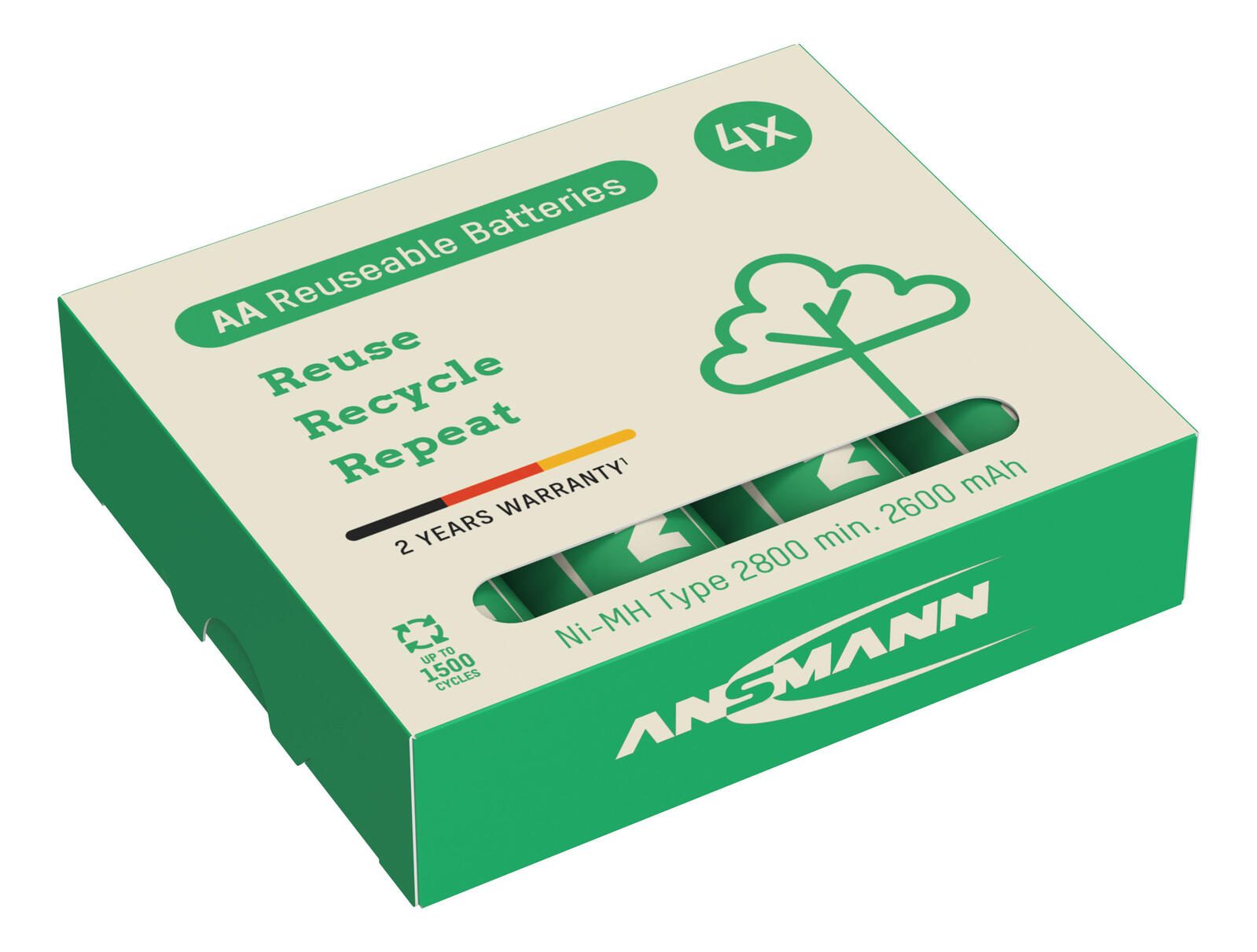 ANSMANN Batterien Mignon AA 1.2 V
