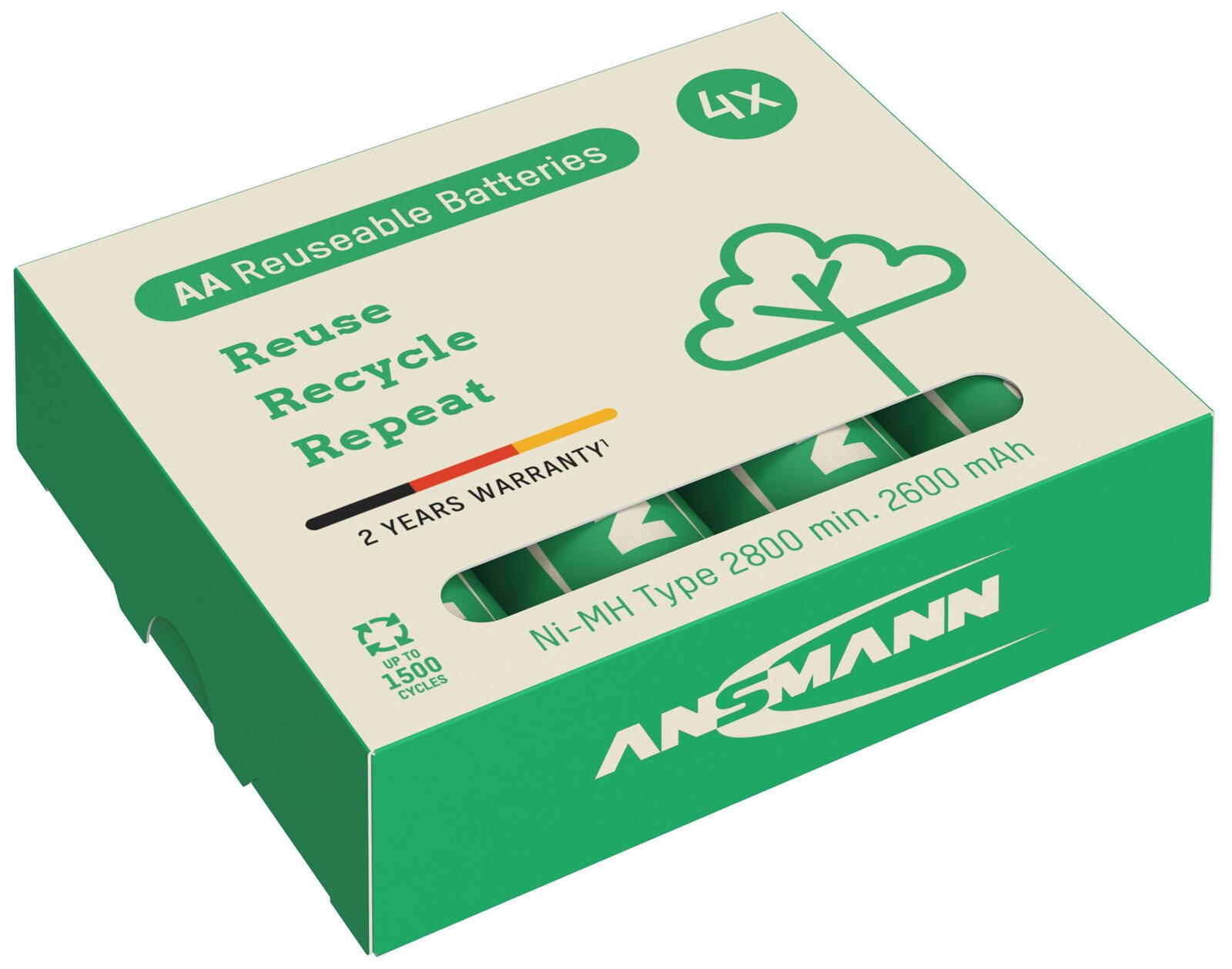 ANSMANN Batterien Mignon AA 1.2 V