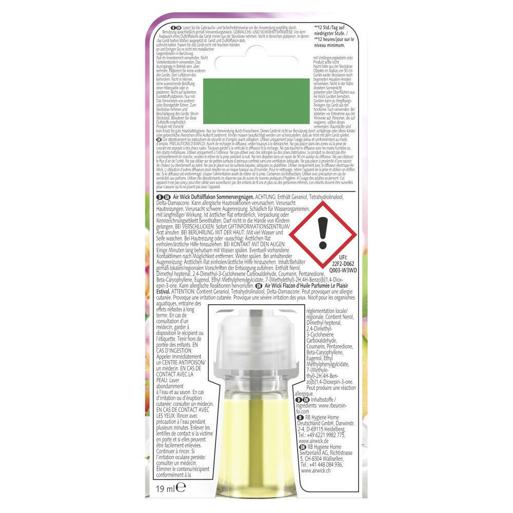 AIRWICK Raumduft-Nachfüller Sommervergnügen 19 ml
