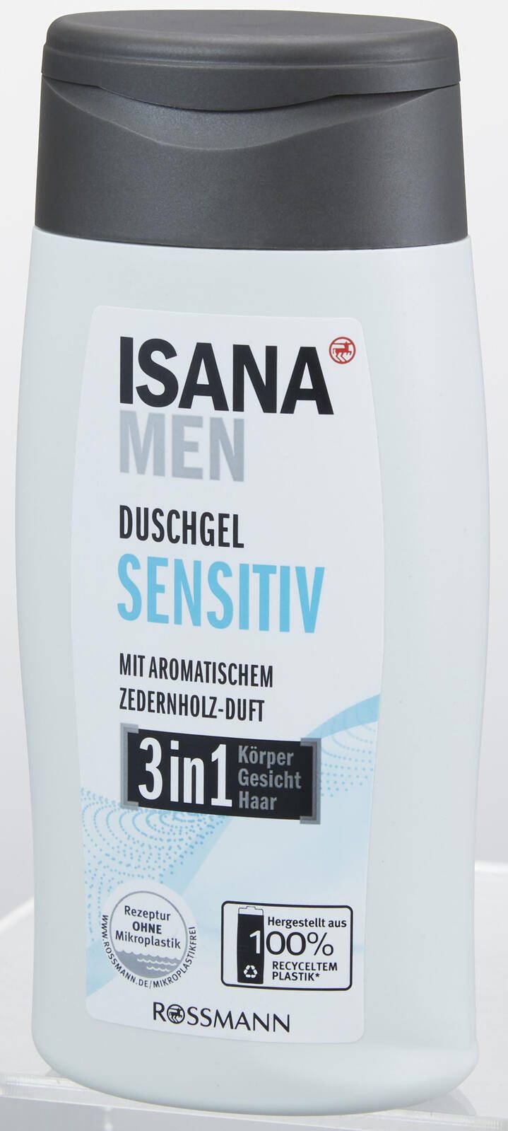 ISANA MEN 3 in 1 Sensitiv Duschgel 300 ml