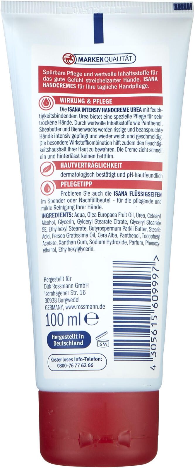 ISANA Urea Handcreme 100 ml