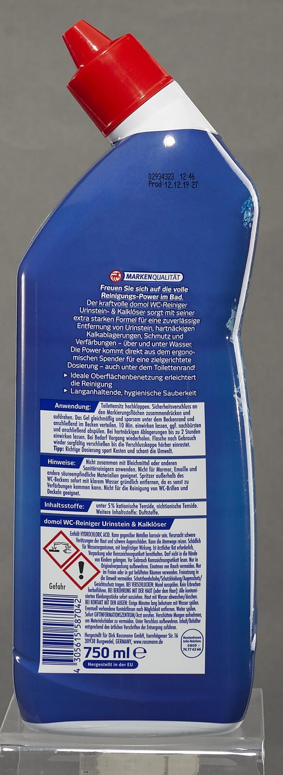 domol WC-Reiniger frisch 750,0 ml