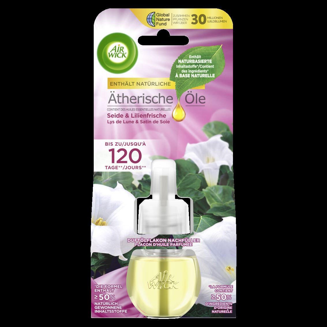 AIRWICK Raumduft-Nachfüller Seide & Lilienfrische 19 ml