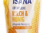 ISANA Flüssigseife Nachfüllpackung Milch & Goldener Honig 0,5 l