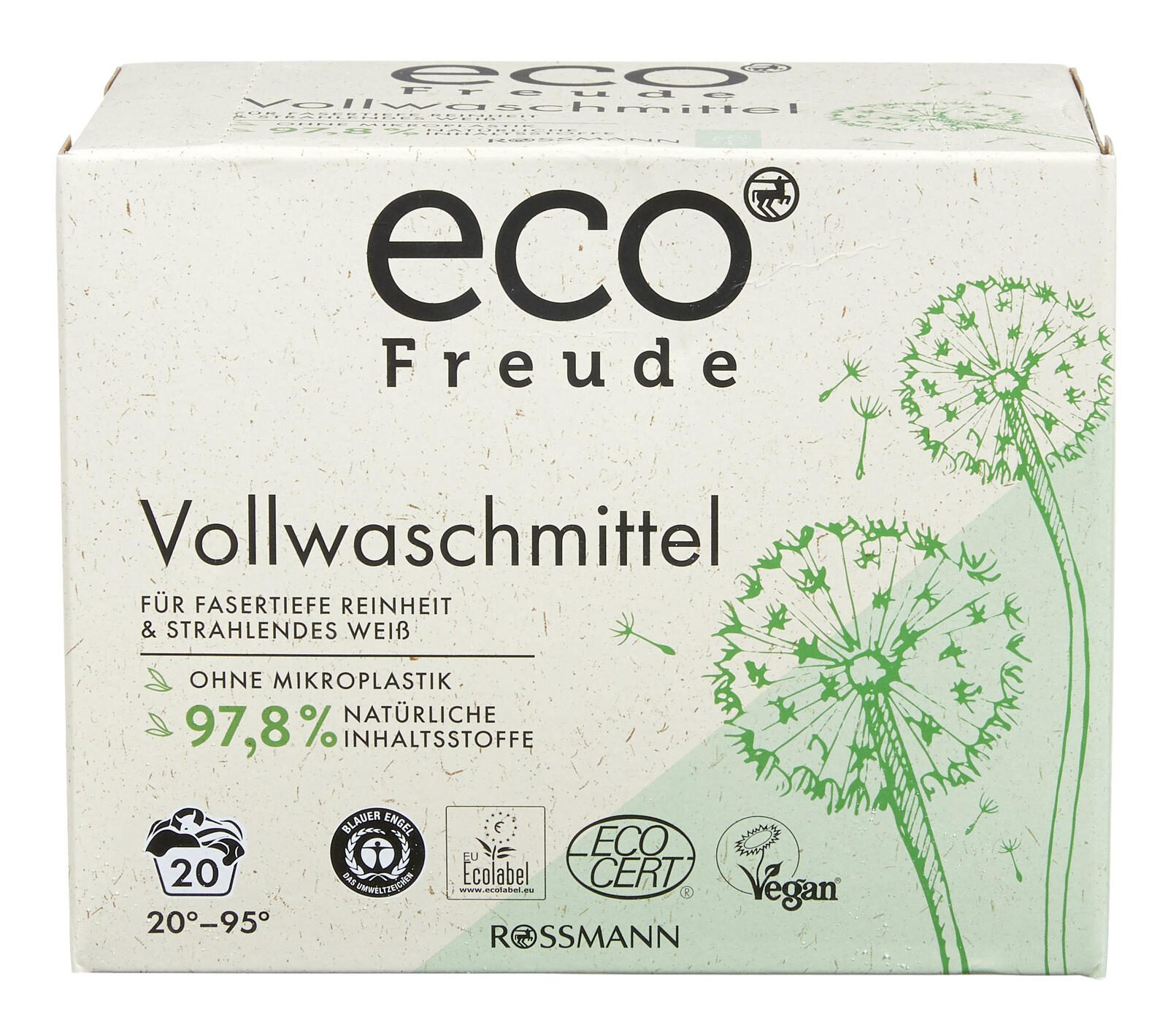 eco Freude Vollwaschmittel frisch 1,35 kg