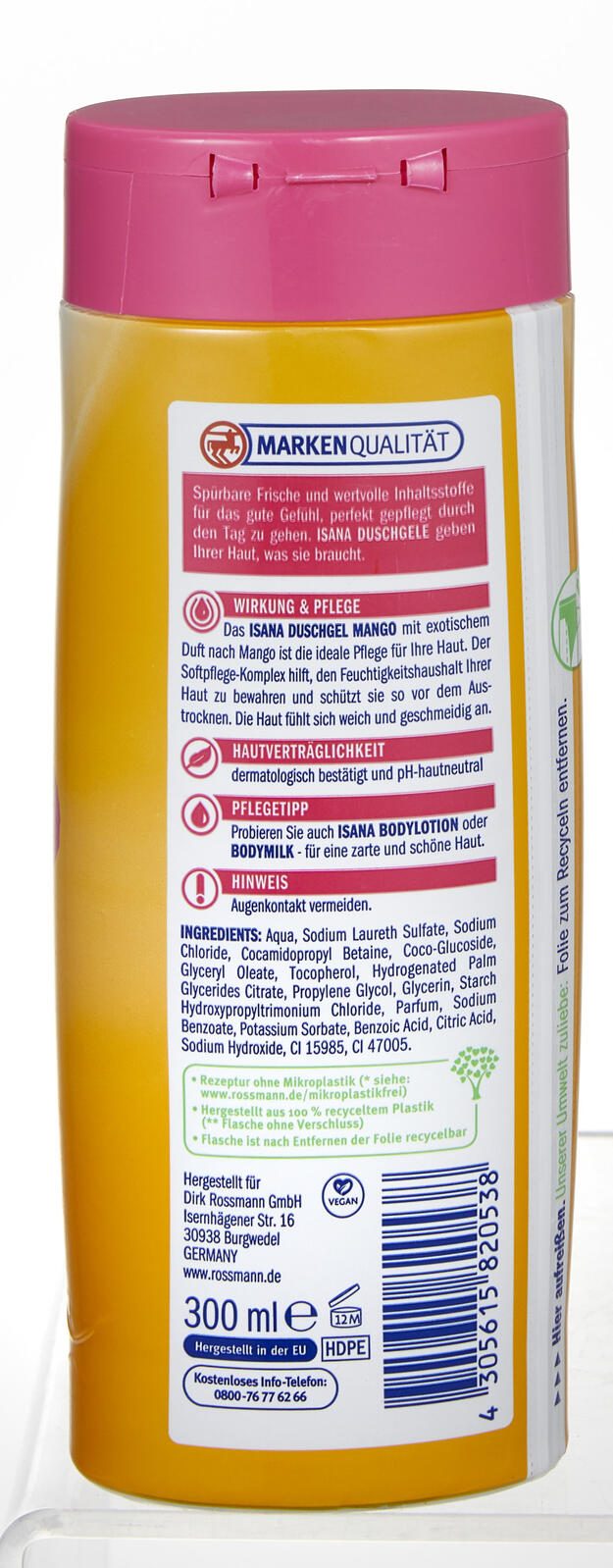 ISANA Mango Duschgel 300 ml