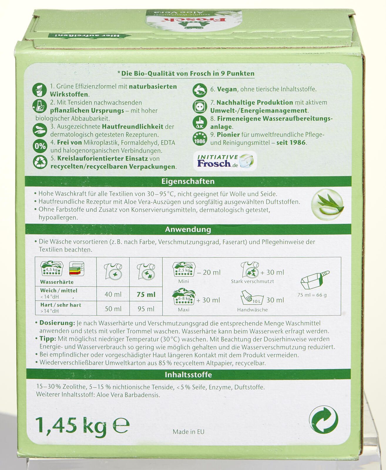 Frosch® Waschmittel Aloe Vera 1,45 kg
