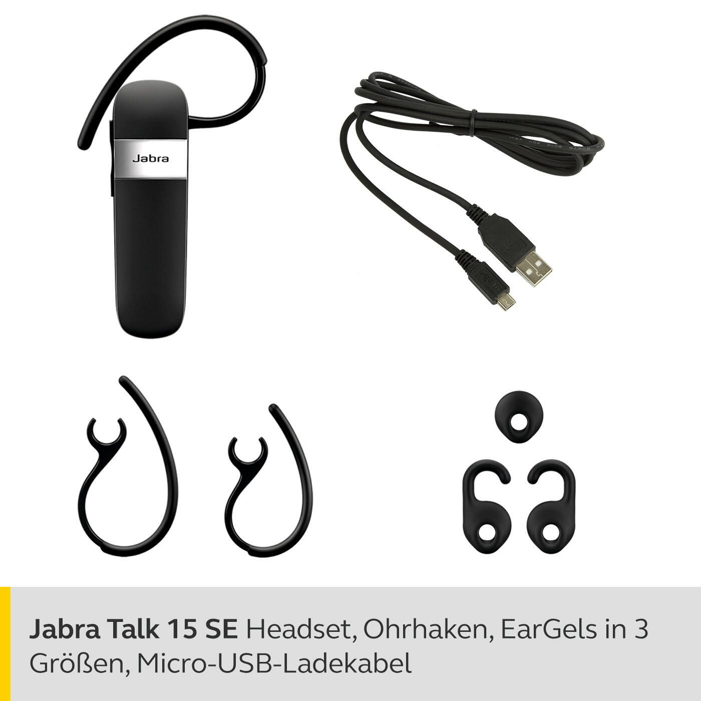 Jabra Bluetooth-Headset Talk 15 SE schwarz,silber