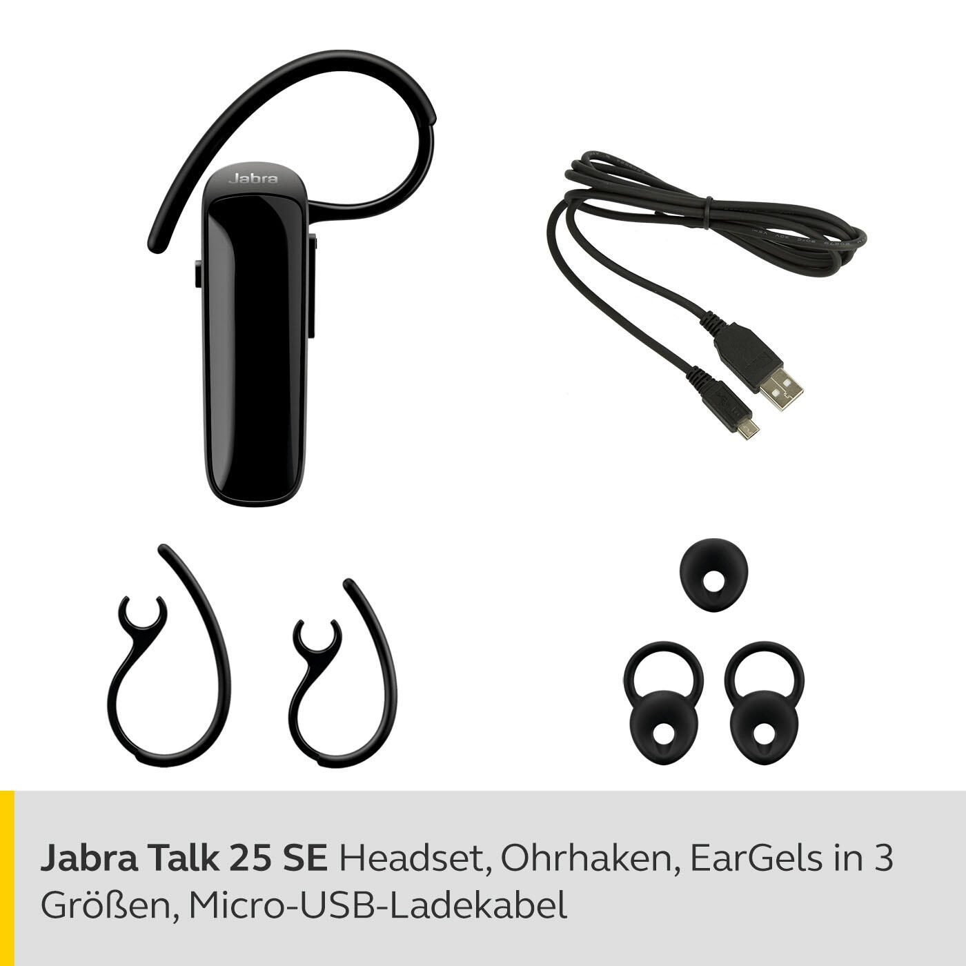 Jabra Bluetooth-Headset Talk 25 SE schwarz