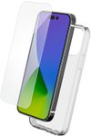 BigBen Handy-Cover Tasche+Glas für iPhone 14 Pro transparent
