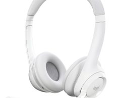 Logitech USB-Headset H390 grau, weiß